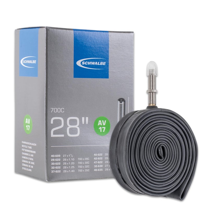 SCHWALBE Bicycle Tube with 40mm Sclaverand Valve, 28 x 1-1.75-Inch - Image 1